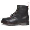 Dr. Martens' Dr. Martens 1460 Year Of The Rabbit Leather Lace Up Boots 'black Red'