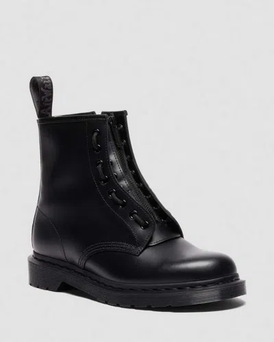 Dr. Martens' 1460 Zip Mono In Black