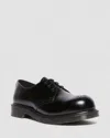Dr. Martens' 1461 Analine Leather Steel Toe Shoes Brogues In Black