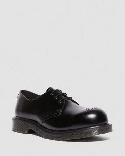 DR. MARTENS' 1461 ANALINE LEATHER STEEL TOE SHOES BROGUES