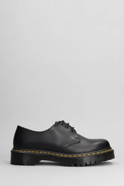 Dr. Martens' 1461 Bex Lace Up Shoes In Black Leather