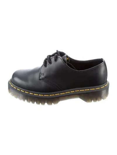 Pre-owned Dr. Martens 1461 Bex Leather Flats In Black