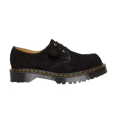 Pre-owned Dr. Martens' Dr. Martens 1461 Bex Made In England Emboss Suede Oxford 'black' | Men's Size 12