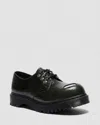 Dr. Martens 1461 Bex Steel Toe Leather Shoes In Green