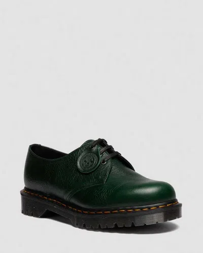 Dr. Martens 1461 Buckingham Leder Schuhe In Green