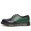 Dr. Martens 1461 Contrast Smooth Leather Shoes 'black Green'