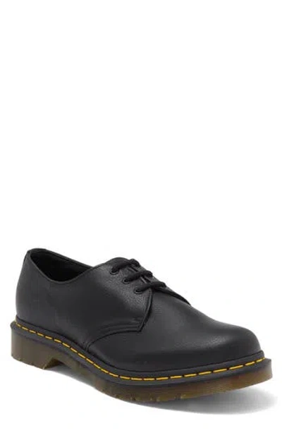 Dr. Martens Black 1461 Quad Oxfords In Black Polished Smooth