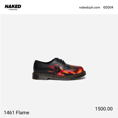 Dr. Martens 1461 Flame In Black