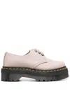 Dr. Martens' 1461 Ii Pisa Leather Platform "vintage Taupe" In Taupe