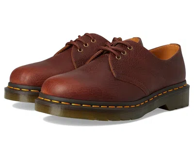 Dr. Martens 1461 Slip Resistant Parker Life Shield Oxford Shoes In Brown