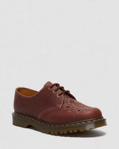 Dr. Martens 1461 Made In England Desert Oasis Suede Oxford Shoes In Brown