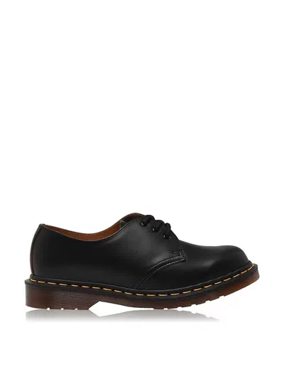 Dr. Martens 1461 Made In England Lace-up Derby Shoes In Black