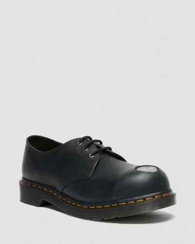 Dr. Martens 1461 Metal Toe Leder Schuhe In Black