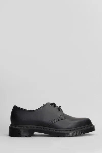 Dr. Martens' Dr. Martens 1461 Mono Lace Up Shoes In Black