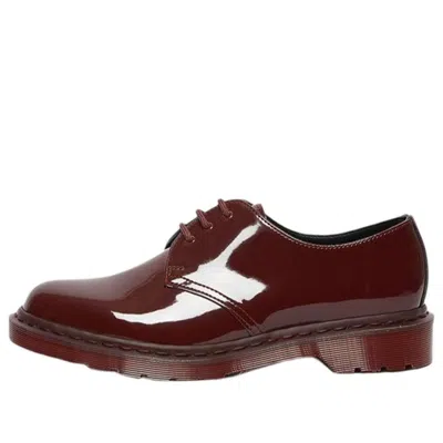 Dr. Martens 1461 Mono Shoe - Made In England 'red' In Brown