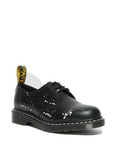 Pre-owned Dr. Martens 1461 Neighborhood Black White 27593922 Size 12