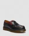 Dr. Martens' 1461 Penton Mm6 Leather Loafers In Schwarz/rot