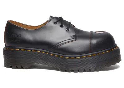 Pre-owned Dr. Martens' 1461 Platform Mademe (women's) Sneakers In Black/vintage Smooth