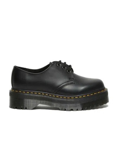 Dr. Martens Herren 1461 Quad Reclaimed Leder Plateaustiefel Schuhe In Schwarz