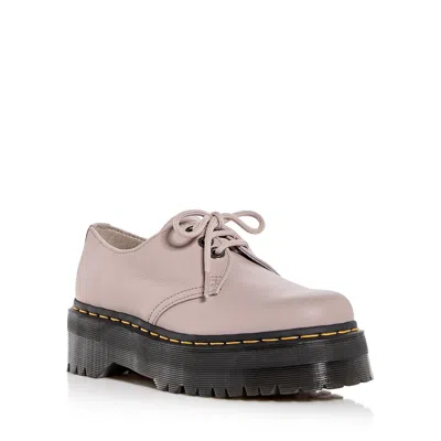 Dr. Martens' 1461 Quad 2 Womens Lace Up Casual Loafers In Nude