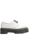 Dr. Martens White 1461 Smooth Platform Derbys In White
