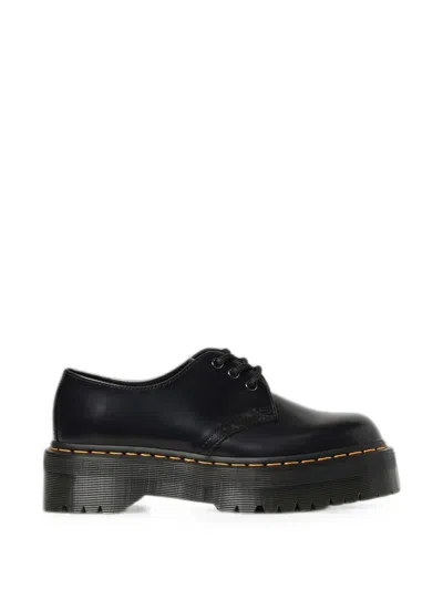 Dr. Martens 1461 Quad Leather Derby Shoes In Black