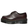 Dr. Martens 1461 Smooth Leather Platform Shoes 'wine Red' In Brown