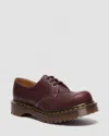 Dr. Martens 1461 Soft Boa Embossed Leather Bump Toe Shoes In Burgundy