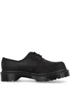 Dr. Martens 1461 Wax Commander Derby Shoes In Black