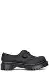 Dr. Martens 1461 Wax Commander Lace-up Derby Shoes In Black