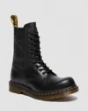 Dr. Martens 1490 1461 Mm6 Leather Lace Up Boots In Schwarz