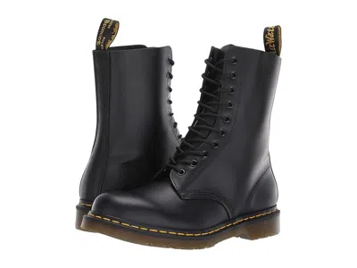 Dr. Martens 1490 Lace-up Boots Black Smooth: Uk 7 (us Men's 8 - Us Women's 9) Medium, Leather In Animal Print