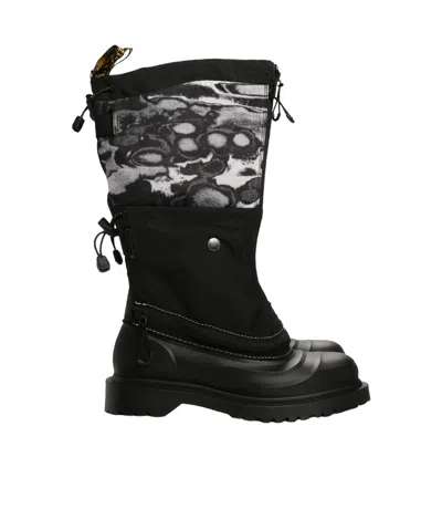 Dr. Martens' 14xx Detachable Leggings Ankle Boots In Black
