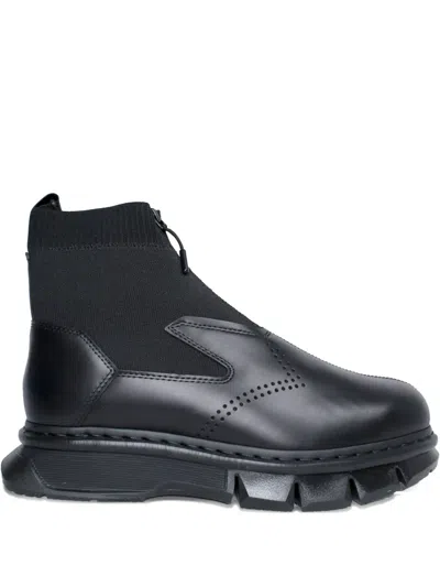 Dr. Martens 14xx Qubist Zip-front Boots In Black