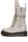 Dr. Martens' Dr. Martens 1918 Ro Hair On Lace Up Strobe Calf Length Platform Boot 'rick Owens'