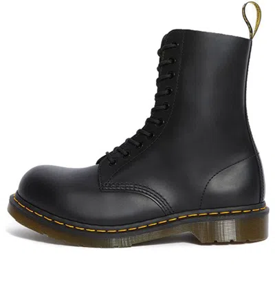 Dr. Martens' Dr. Martens 1919 Leather Med Calf Boots Black