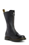 Dr. Martens 1b99 Front Zip Leather Boot In Black