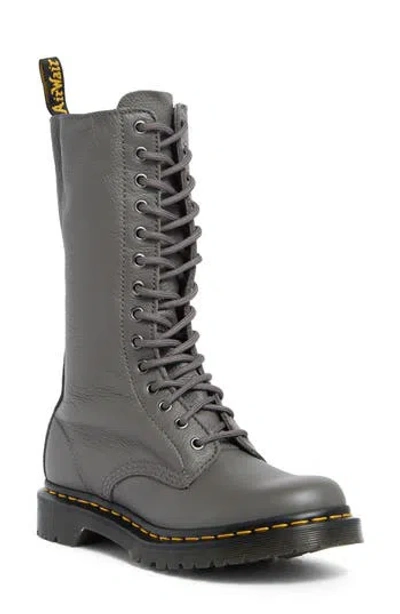 Dr. Martens' Dr. Martens 1b99 Lace-up Mid Shaft Leather Boot In Gray