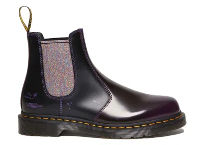 Pre-owned Dr. Martens' 2976 Chelsea Boots Bt21 (women's) Sneakers In Purple/black/arcadia