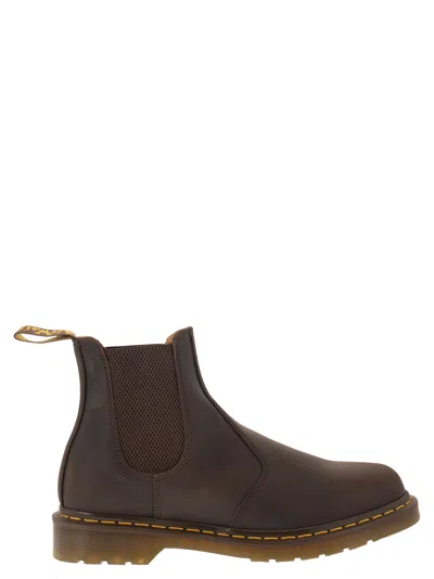 Dr. Martens 2976 Crazy Horse Chelsea Boot In Brown
