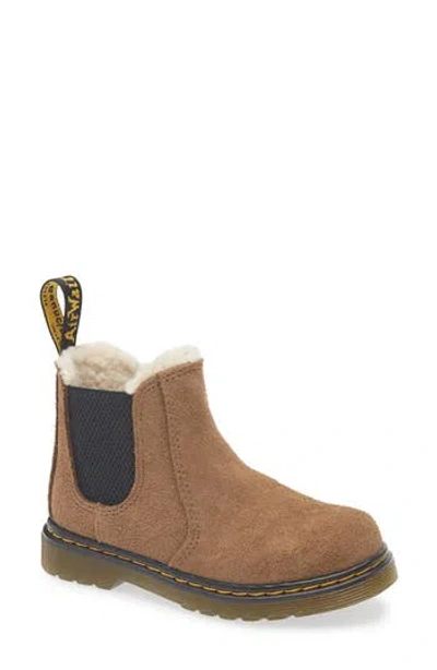 Dr. Martens' Dr. Martens 2976 Faux Shearling Lined Lug Sole Boot In Brown
