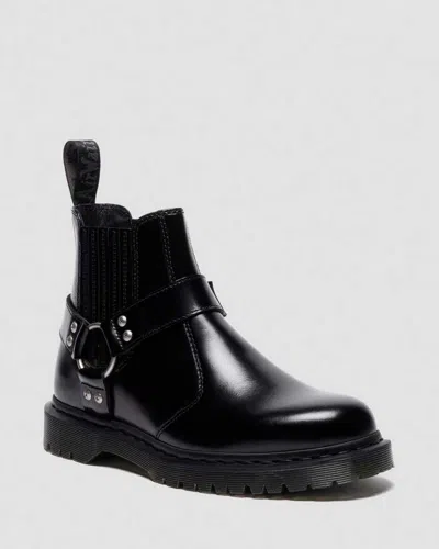 Dr. Martens 2976 Harness Analaine Leather Chelsea Boots In Black