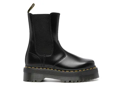 Pre-owned Dr. Martens' 2976 High Quad Squared Chelsea Boot (women's) Sneakers In Black