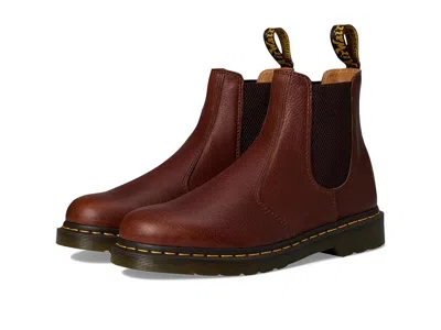 Dr. Martens 2976 Ambassador Leather Chelsea Boots In Burgundy