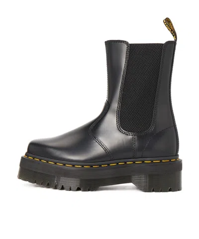DR. MARTENS' 2976 PLATFORM LEATHER CHELSEA BOOTS