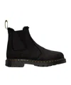 Dr. Martens 2976 Pull Ring Short Boots In Black