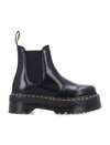 Dr. Martens 2976 Quad Black Leather Chelsea Boots In Black