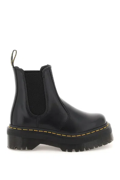 Dr. Martens Black Vintage 2976 Leather Chelsea Boots In Schwarz