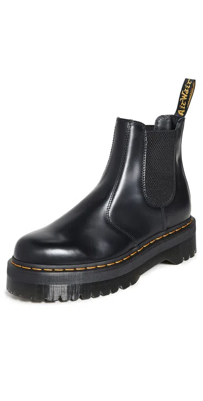 Dr. Martens' 2976 Quad Chelsea Boots In Black