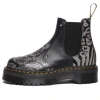 Dr. Martens' Dr. Martens 2976 Quad Platform Animal Print Boots 'black Grey'